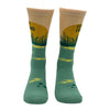 Men's Fuck Off Im Fishing Socks Funny Sarcastic Fisherman Graphic Footwear