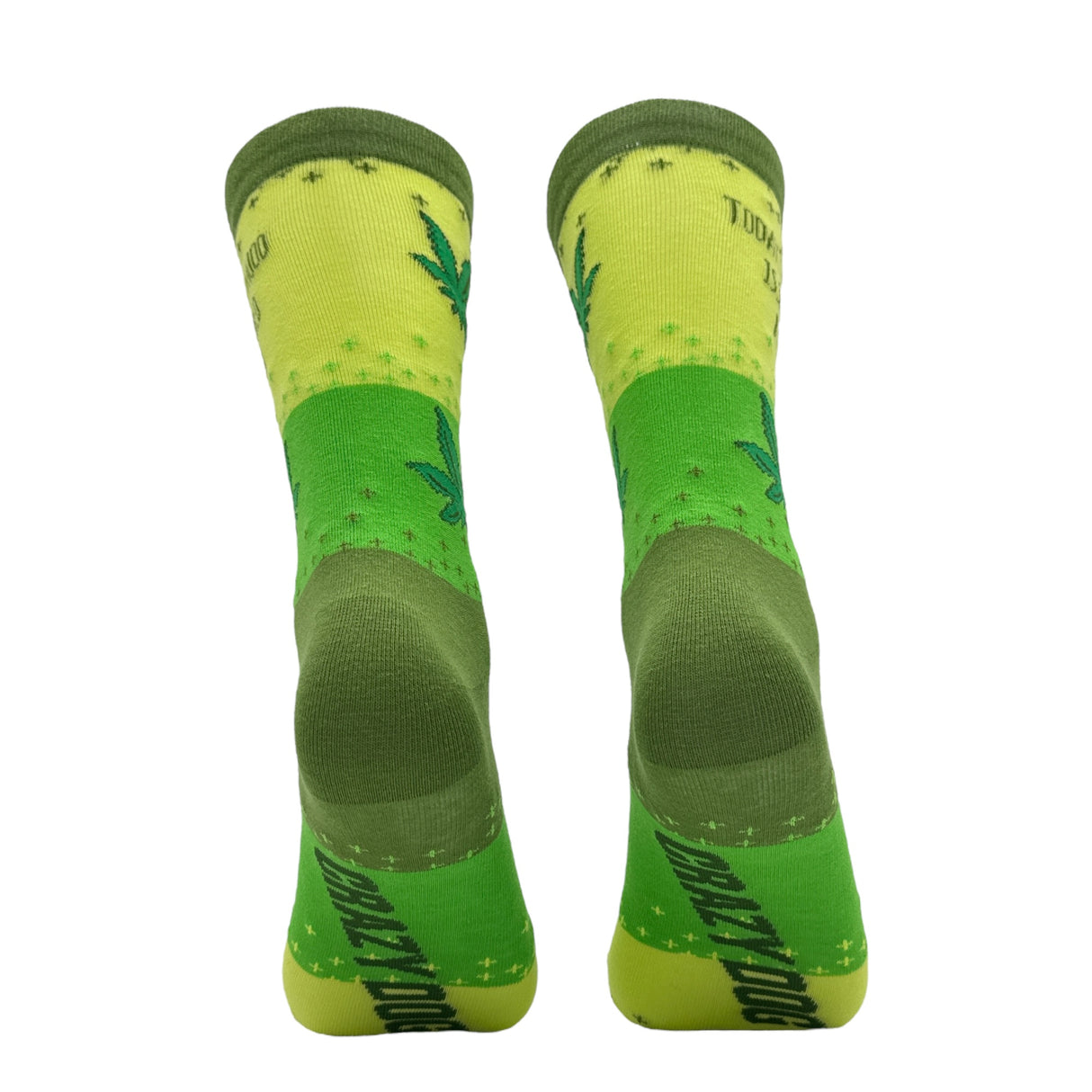 Women's Todays Good Mood Is Sponsored By Weed Socks Funny 420 Graphic Footwear