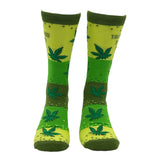 Men's Todays Good Mood Is Sponsored By Weed Socks Funny 420 Graphic Footwear