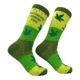 Men's Todays Good Mood Is Sponsored By Weed Socks Funny 420 Graphic Footwear