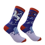 Women's Halloween Is Magical Socks Funny Sarcastic Creepy Unicorn Graphic Footwear