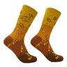 Women's Halloween Makes Me Corny Socks Funny Sarcastic Candy Graphic Footwear