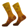 Women's Halloween Makes Me Corny Socks Funny Sarcastic Candy Graphic Footwear