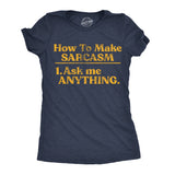 Womens Funny T Shirts How To Make Sarcasm Ask Me Anything Sarcastic Tee For Ladies