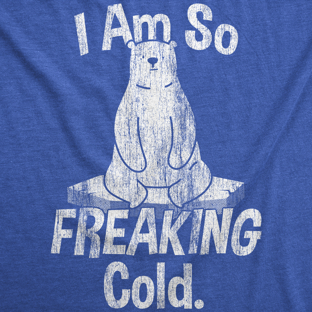 Womens I Am So Freaking Cold Funny T Shirt Sarcastic Winter Tee For Ladies