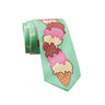 Ice Cream Tie Funny Sweet Treat Graphic Novelty Necktie