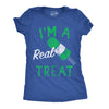 Womens Funny T Shirts Im A Real Treat Sarcastic Popsicle Graphic Tee For Ladies