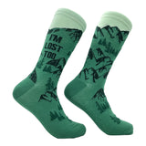 Men's Im Lost Too Socks Funny Sarcastic Camping Graphic Novelty Footwear