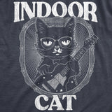 Womens Indoor Cat Funny T Shirt Introvert Sarcastic Tee For Ladies