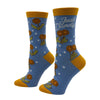 Women's Just Dandy Socks Funny Sarcastic Dandelion Graphic Footwear