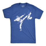 Mens Funny T Shirts Karate Kicked Squirrel Sarcastic Fighting Graphic Tee