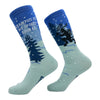 Men's Krampus Is My Spirit Animal Socks Funny Sarcastic Christmas Novelty Footwear