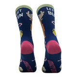 Men's Lets Get Blitzen Socks Funny Sarcastic Christmas Drinking Graphic Footwear