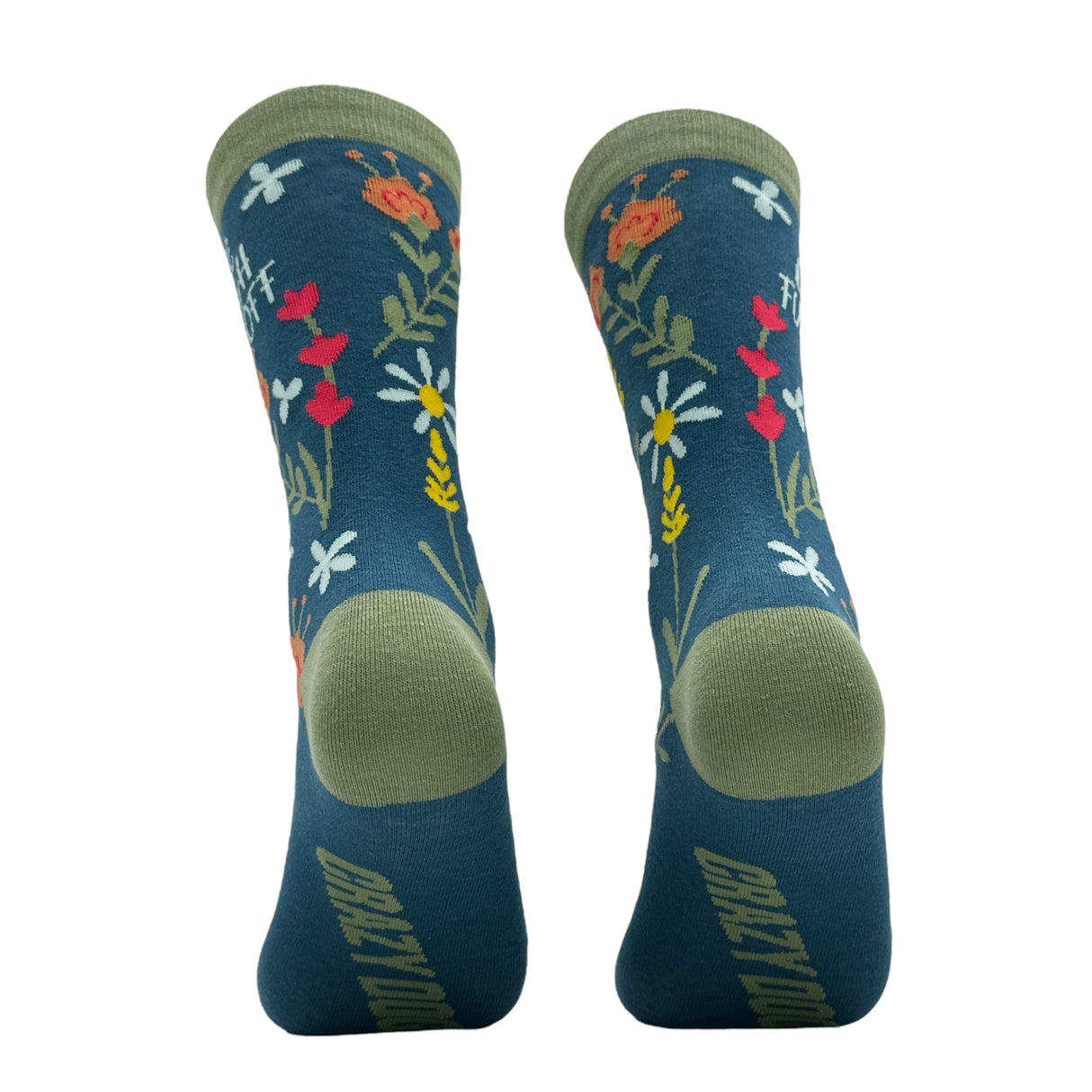 Women's Live Laugh Fuck Off Socks Funny Sarcastic Novelty Footwear