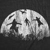 Mens Funny T Shirts Moon Skydivers Novelty Graphic Tee For Men