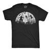 Mens Funny T Shirts Moon Skydivers Novelty Graphic Tee For Men