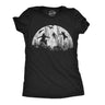 Womens Funny T Shirts Moon Skydivers Novelty Graphic Tee For Ladies