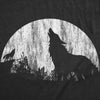 Mens Funny T Shirts Moon Wolves Novelty Graphic Tee For Men