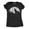 Womens Funny T Shirts Moon Wolves Novelty Graphic Tee For Ladies