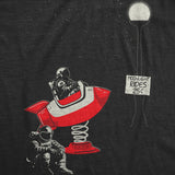 Mens Moonlight Rides Funny T Shirts Sarcastic Space Grpahic Tee For Men
