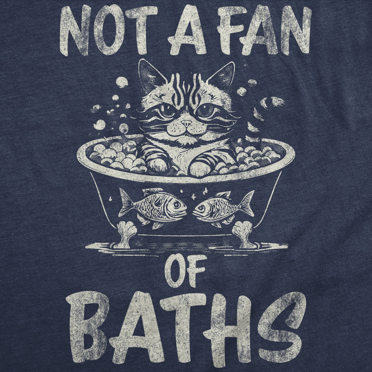 Youth Funny T Shirts Not A Fan Of Baths Sarcastic Kitten Graphic Novelty Tee For Kids