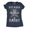 Womens Funny T Shirts Not A Fan Of Baths Sarcastic Kitten Graphic Novelty Tee For Ladies