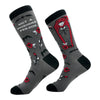 Men's Not A Morning Person Socks Funny Sarcastic Vampire Graphic Footwear