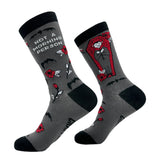 Women's Not A Morning Person Socks Funny Sarcastic Vampire Graphic Footwear