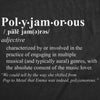 Mens Polyjamorous Definition Funny T Shirts Sarcastic Music Tee For Men