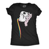 Womens Funny T Shirts Pouring Rainbow Skull Cool Graphic Tee For Ladies