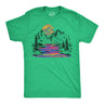 Mens Funny T Shirts Rainbow River Cool Nature Graphic Tee for Men