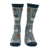 Men's Retired Have Fun At Work Tomorrow Socks Funny Sarcastic Retirement Novelty Footwear