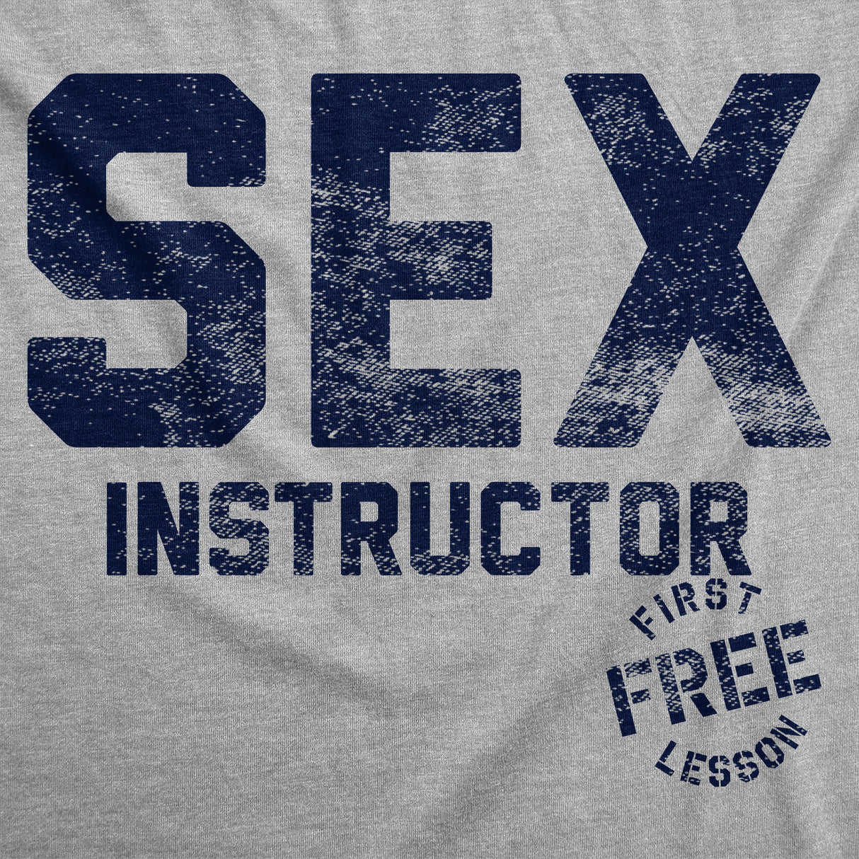 Womens Funny T Shirts Sex Instructor Sarcastic Novelty Tee For Ladies