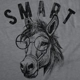 Mens Funny T Shirts Smart Ass Sarcastic Donkey Graphic Tee for Men