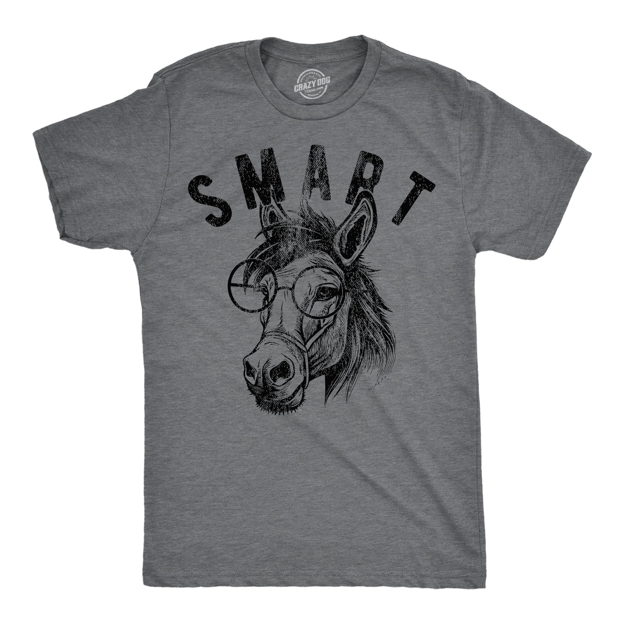 Mens Funny T Shirts Smart Ass Sarcastic Donkey Graphic Tee for Men