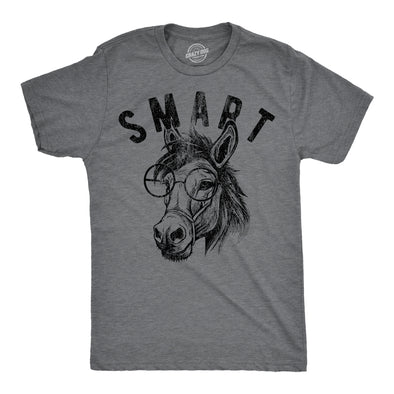 Mens Funny T Shirts Smart Ass Sarcastic Donkey Graphic Tee For Men