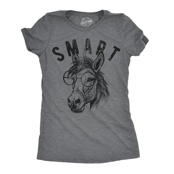 Womens Funny T Shirts Smart Ass Sarcastic Donkey Graphic Tee For Ladies