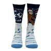 Men's Squatchin Through The Snow Socks Funny Sarcastic Christmas Novelty Footwear