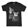 Mens Funny T Shirts Take A Loot At Meow Sarcastic Cat Graphic Novelty Tee For Men