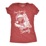 Womens Funny T Shirts Proud Member Of The Tinsel Tits Society Sarcastic Adult Xmas Tee For Ladies