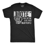 Mens Funny T Shirts Vote for One of the Old People Sarcastic Election Tee