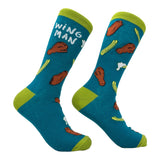 Men's Wing Man Socks Funny Sarcastic Chicken Wings Graphic Footwear