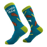 Men's Wing Man Socks Funny Sarcastic Chicken Wings Graphic Footwear