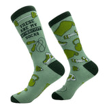 Men's These Are My Workout Socks Funny Sarcastic Fitness Graphic Footwear