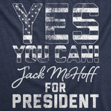 Mens Yes You Can Jack MeHoff For President Funny T Shirts For Men