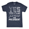 Mens Yes You Can Jack MeHoff For President Funny T Shirts For Men