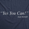 Womens Yes You Can Jack MeHoff Funny T Shirts Sarcastic Quote Tee For Ladies