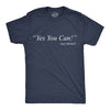 Mens Yes You Can Jack MeHoff Funny T Shirts Sarcastic Quote Tee For Men