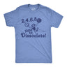Mens 2 4 6 8 Time to Dissociate T Shirt Funny Anti Social Cheerleader Song Joke Tee for Guys