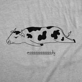 Womens Funny T Shirts Moooooody Sarcastic Cow Graphic Emotional Novelty Tee For